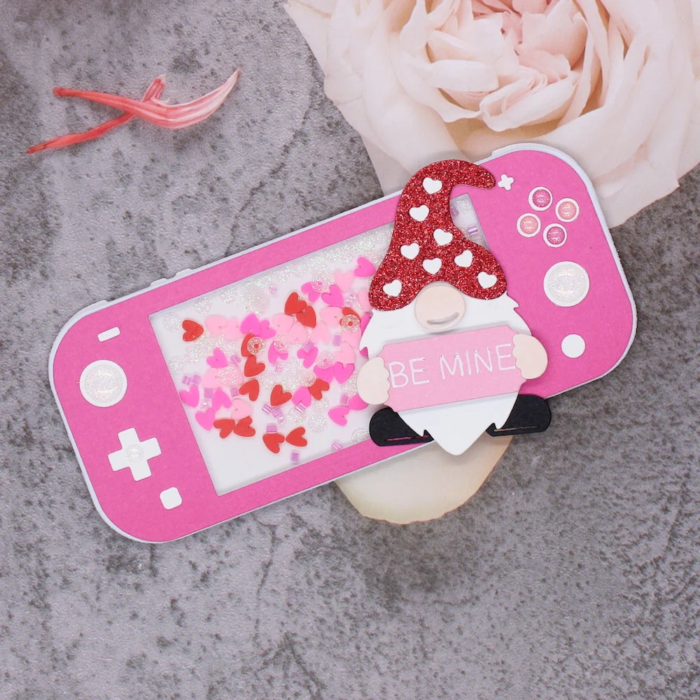 KSCRAFT Game Machine Shaker Metal Cutting Dies Stencils for DIY Scrapbooking Decorative Embossing DIY Paper Cards