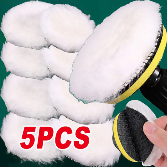3/4/5/6/7 Inch Polishing Kit Polishing Pad Car Waxing Sponge Disk Wool Wheel Auto Paint Care Polisher Pads for Car Polisher