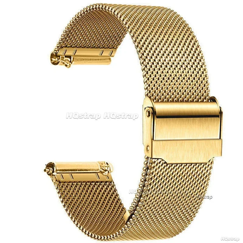 Quick Release Milanese Strap Universal Bracelet for DW 20mm 22mm 12mm 14mm 16mm 17mm 19mm 21mm 24mm 18mm 0.6mesh Stainless Steel