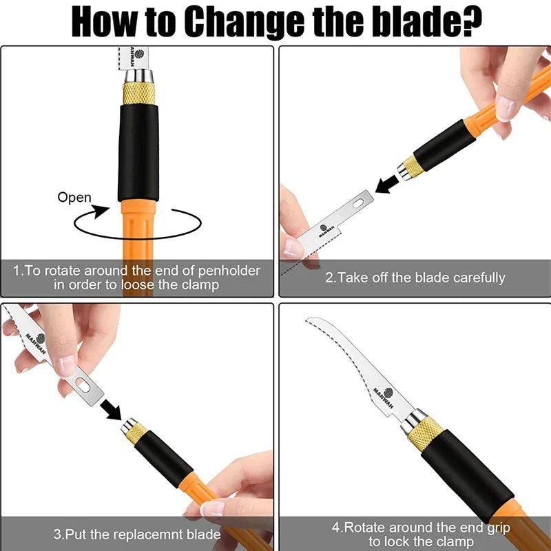 Model Craft Tools Mini Hand Saw Hobby DIY Saw Hacksaw Tool Kit With 3 Pieces Craft Blades For Hand Cutting