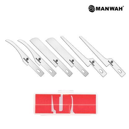 Model Craft Tools Mini Hand Saw Hobby DIY Saw Hacksaw Tool Kit With 3 Pieces Craft Blades For Hand Cutting