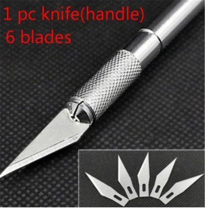 Paper Carving Craft Pottery Clay Sculpture Ceramics Tools Scrapbooking Knife Card Making Precision Cutting Wholesale