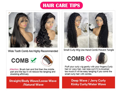 40 44 Inch Body Wave 13x6 Hd Transparent Lace Frontal Wig 13x4 Lace Front Human Hair Wig 360 Brazilian PrePlucked Wigs For Women