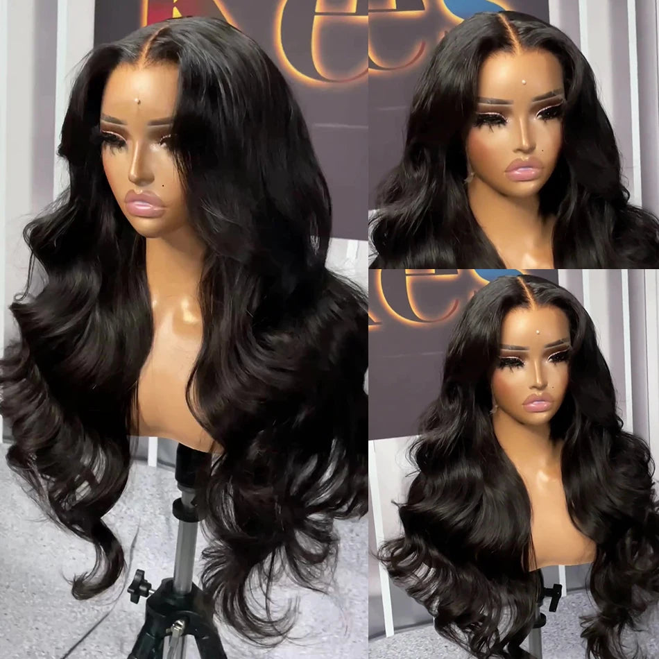 40 44 Inch Body Wave 13x6 Hd Transparent Lace Frontal Wig 13x4 Lace Front Human Hair Wig 360 Brazilian PrePlucked Wigs For Women