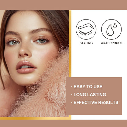 Lakerain Lash & Brow Lift and Tint Kit Long Lasting Effect Nourish Eyelashes Waterproof Easy Application Eyelash & Brow Lift Set