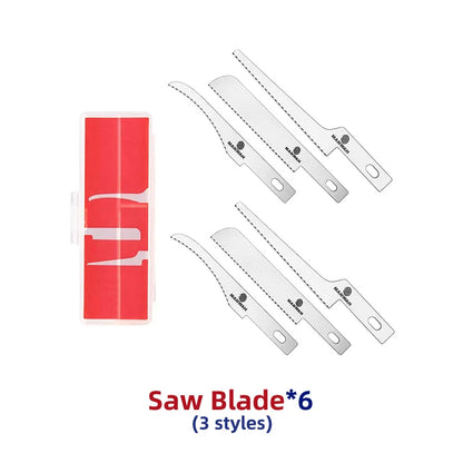 Model Craft Tools Mini Hand Saw Hobby DIY Saw Hacksaw Tool Kit With 3 Pieces Craft Blades For Hand Cutting